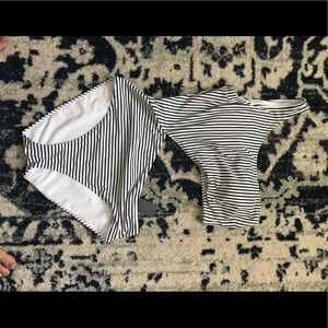 Abercrombie one-piece cut out swim suit